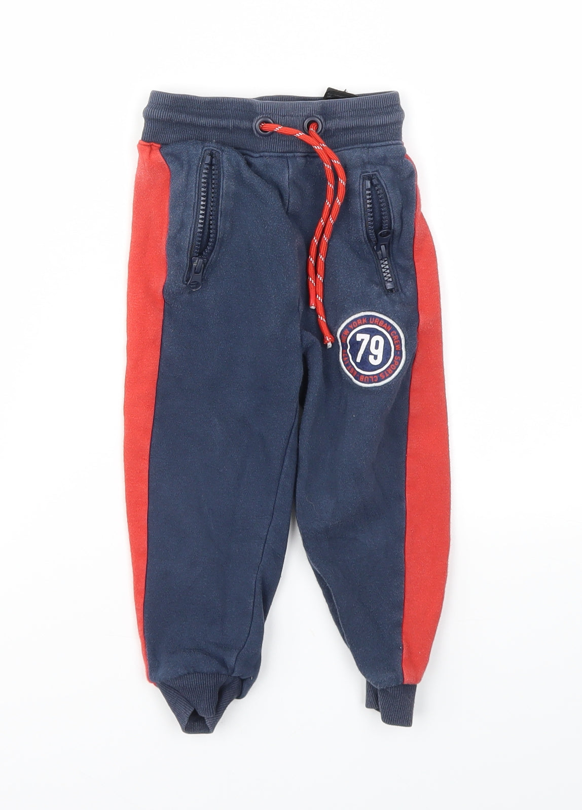 H&M Boys Blue   Jogger Trousers Size 2-3 Years