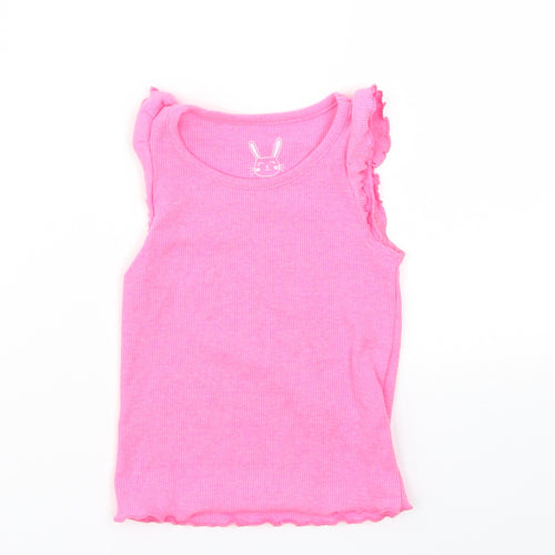 F&F Girls Pink   Basic T-Shirt Size 2-3 Years