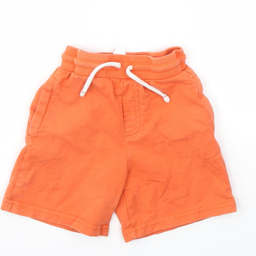 George Boys Orange   Sweat Shorts Size 3-4 Years