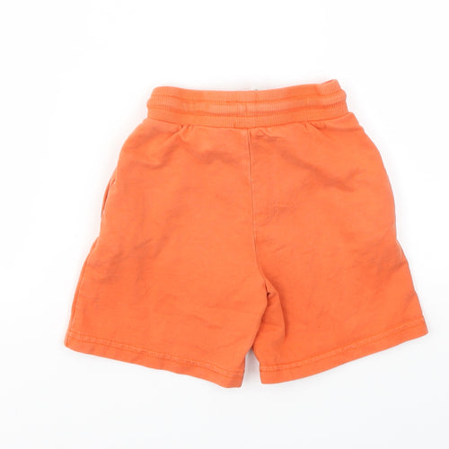 George Boys Orange   Sweat Shorts Size 3-4 Years
