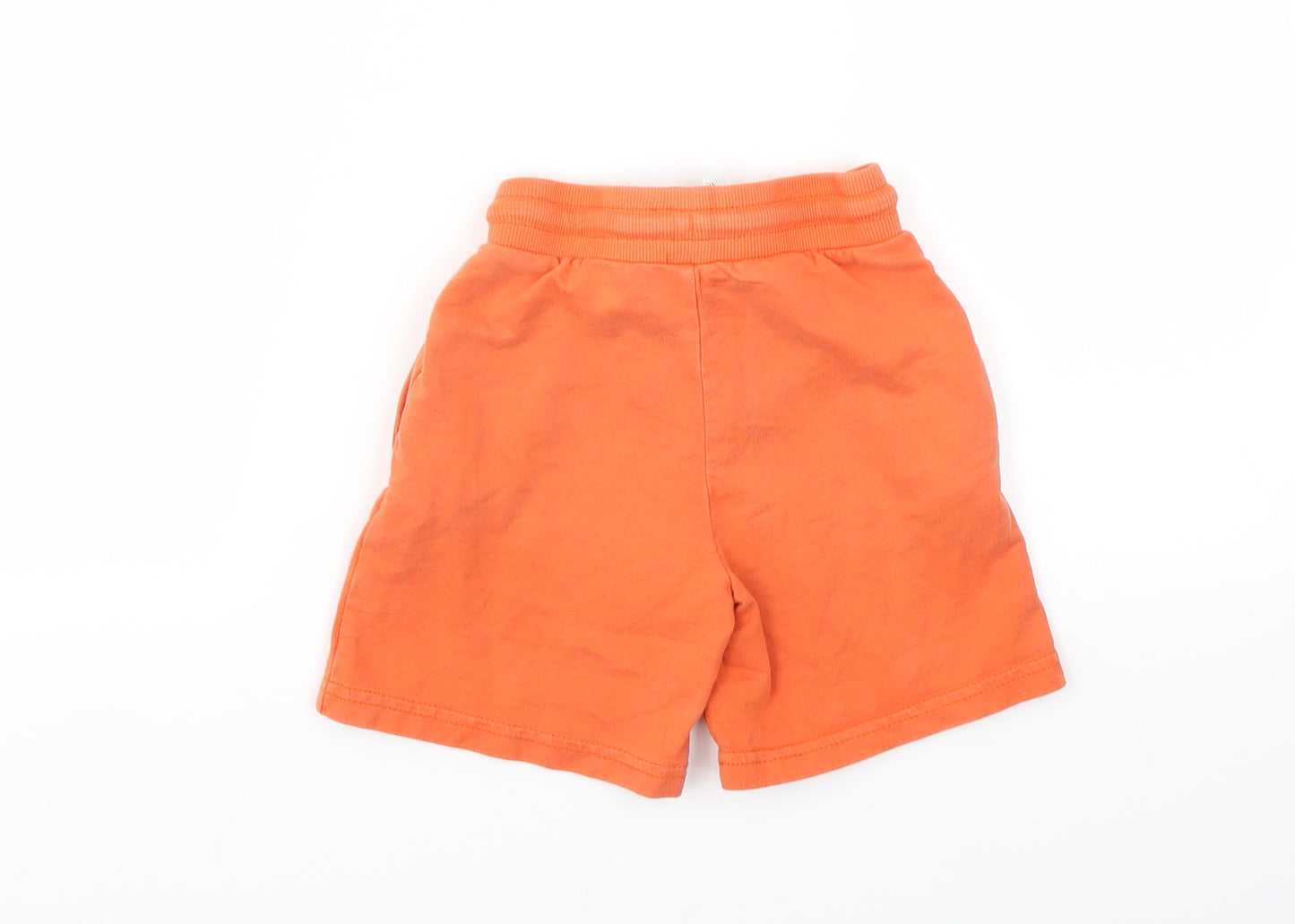 George Boys Orange   Sweat Shorts Size 3-4 Years