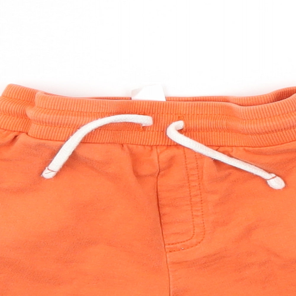 George Boys Orange   Sweat Shorts Size 3-4 Years