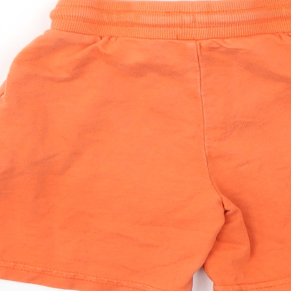 George Boys Orange   Sweat Shorts Size 3-4 Years