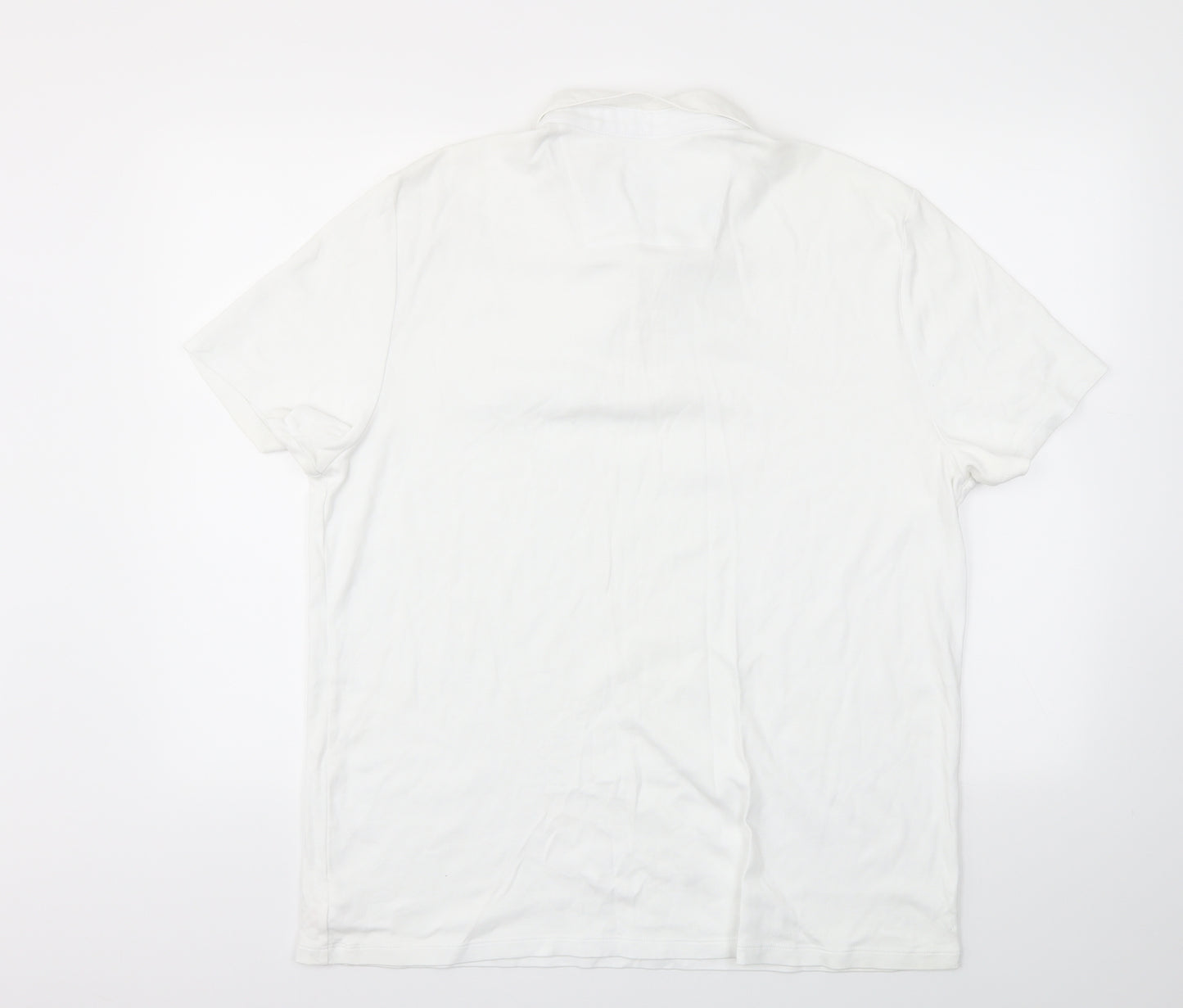 F&F Mens White    Polo Size XL