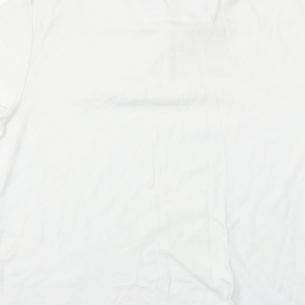 F&F Mens White    Polo Size XL