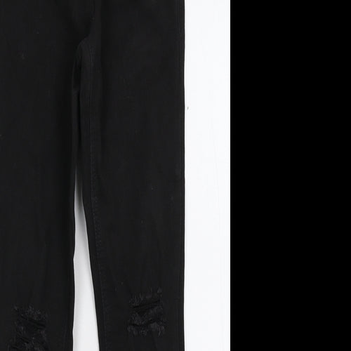 NEXT Girls Black  Denim Skinny Jeans Size 12 Years