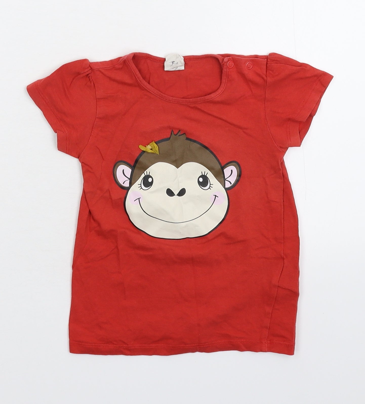 H&M Baby Red   Basic T-Shirt Size 12-18 Months