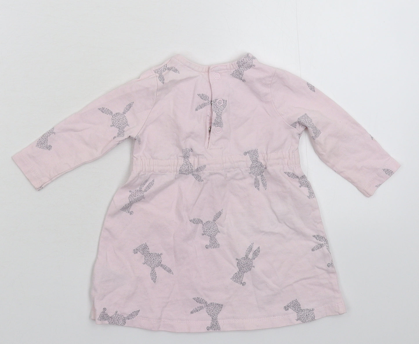 F&F Girls Pink   Jumper Dress  Size 3-6 Months