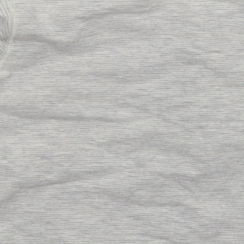 George Baby Grey Striped  Basic T-Shirt Size 3-6 Months