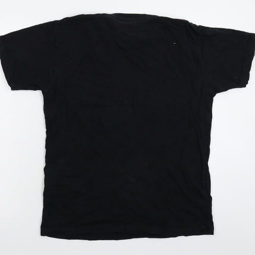 Team Black Mens Black    T-Shirt Size S