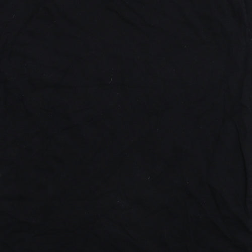 Team Black Mens Black    T-Shirt Size S