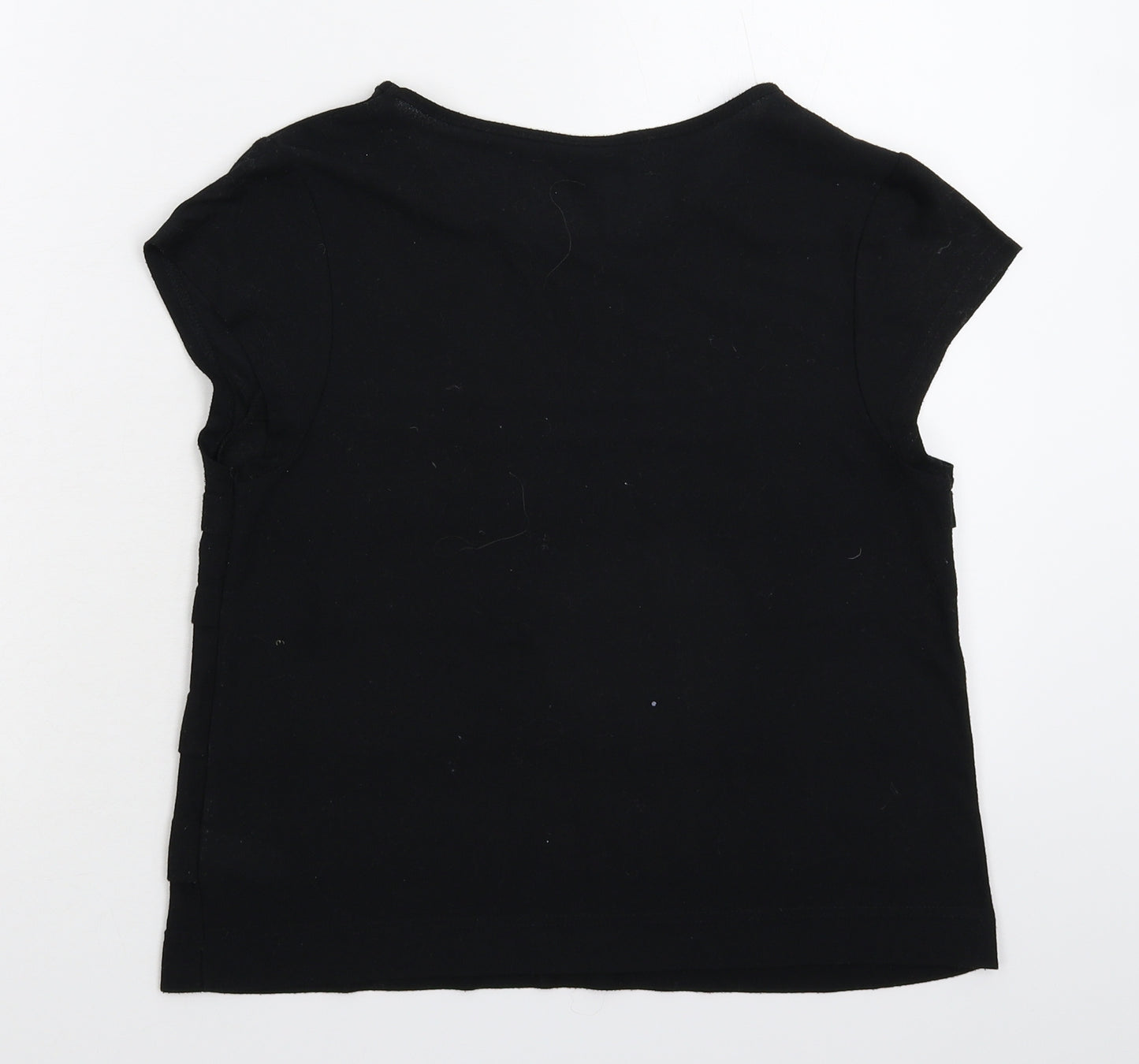 Topshop Womens Black   Basic T-Shirt Size 10