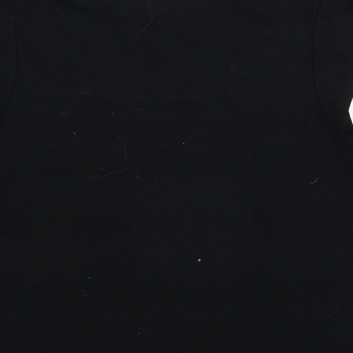 Topshop Womens Black   Basic T-Shirt Size 10