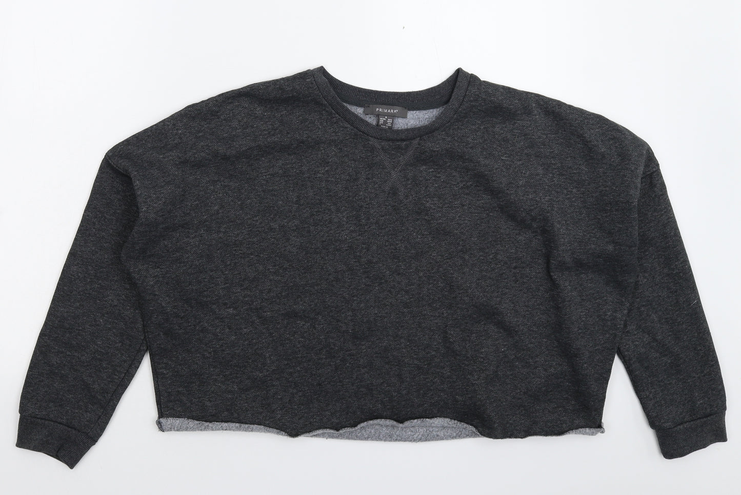 Primark Womens Grey   Pullover Sweatshirt Size 12  - Oversized