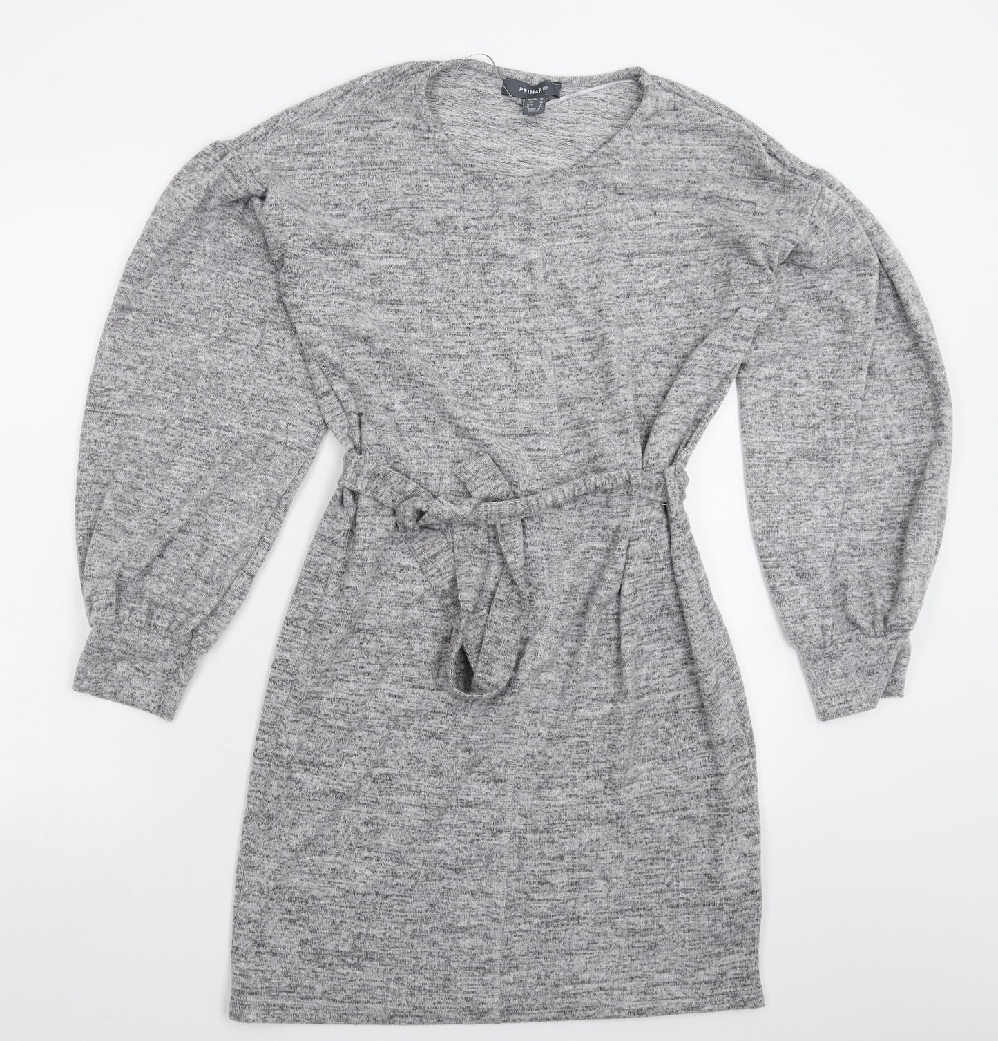 Primark Womens Grey  Knit Jumper Dress  Size 10