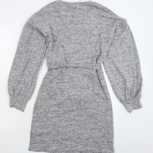 Primark Womens Grey  Knit Jumper Dress  Size 10