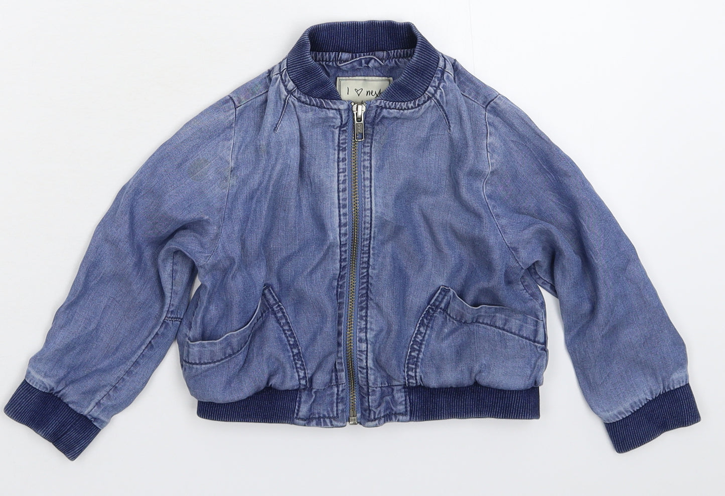 NEXT Boys Blue   Bomber Jacket Jacket Size 3 Years