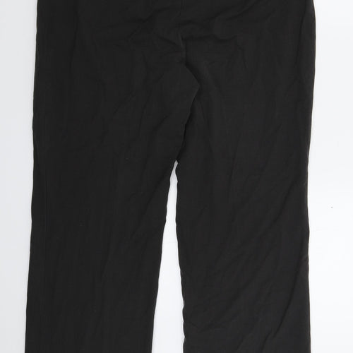 Marks and Spencer Womens Black   Trousers  Size 14 L28 in