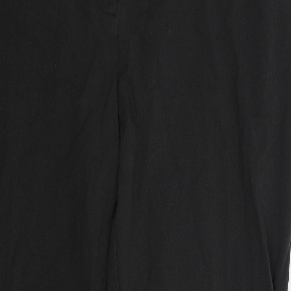 Marks and Spencer Womens Black   Trousers  Size 14 L28 in