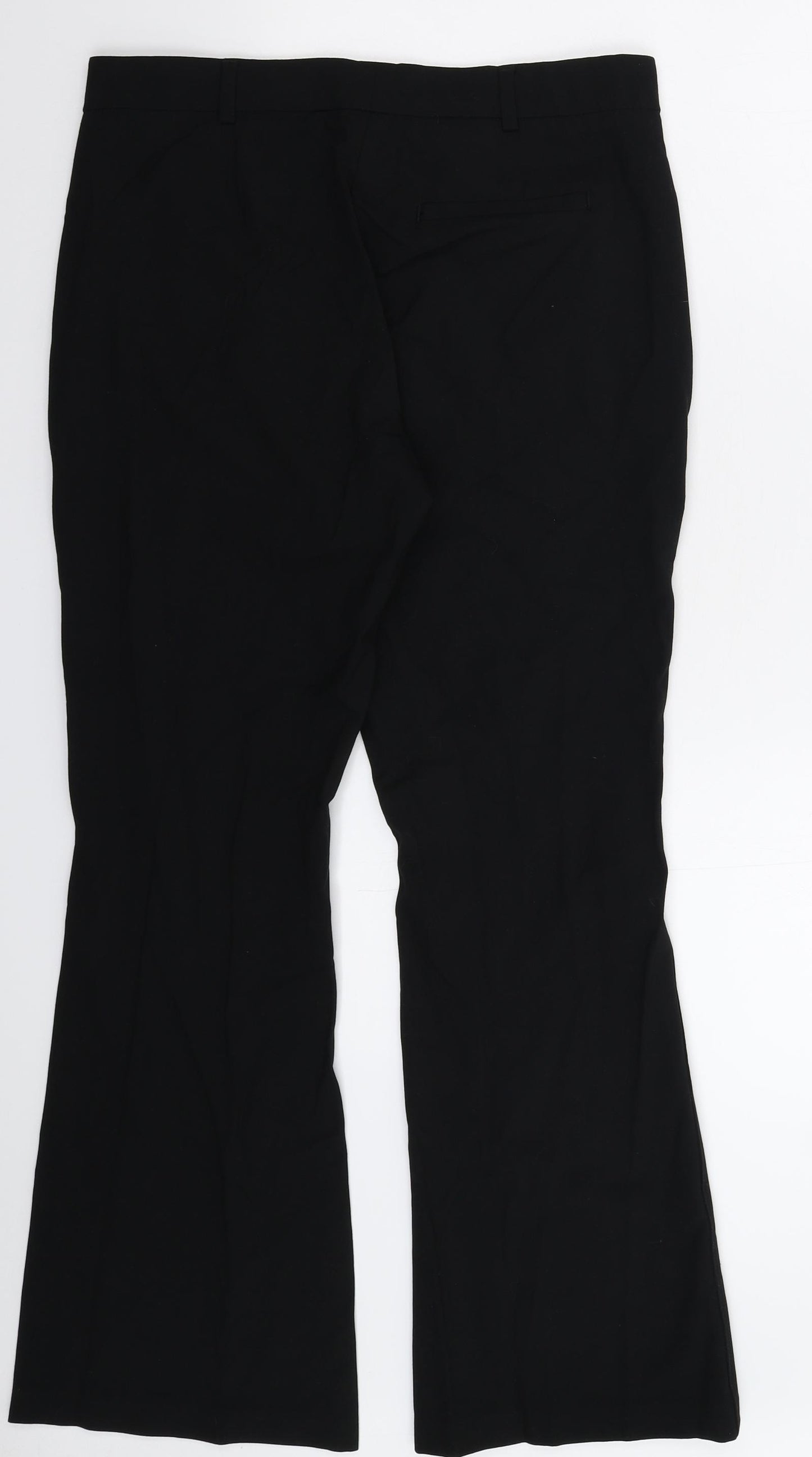 Marks and Spencer Womens Black   Dress Pants Trousers Size 12 L31 in