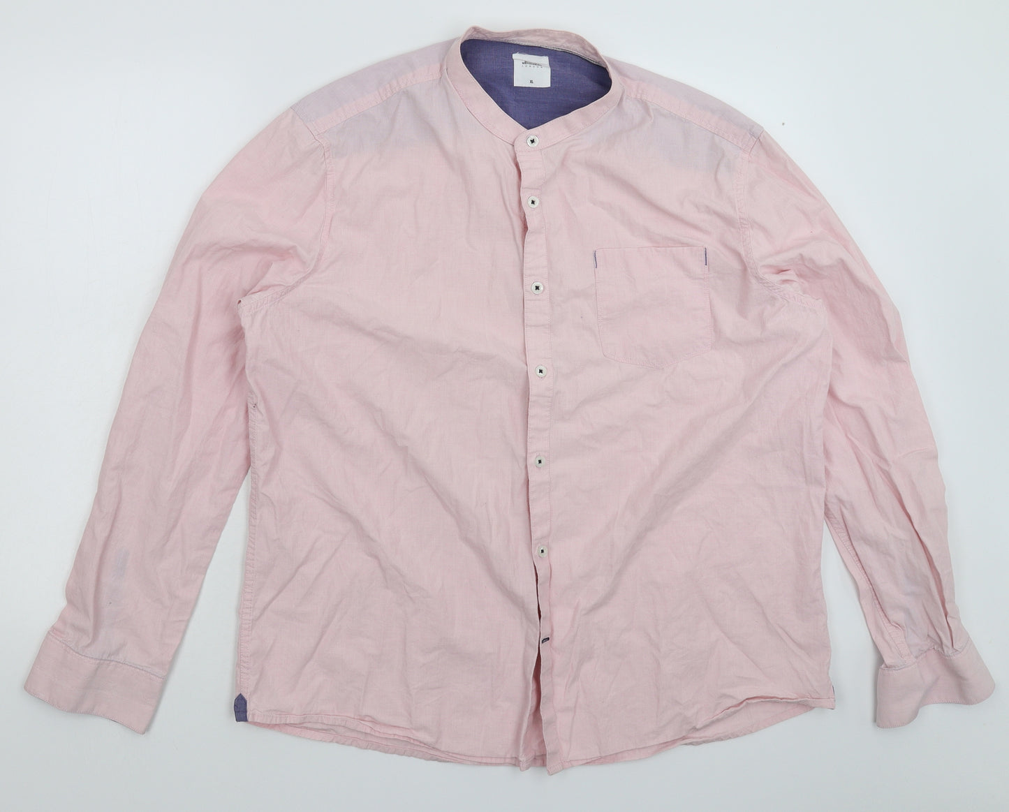 Burton Mens Pink    Button-Up Size XL