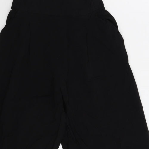 H&M Womens Black   Cropped Trousers Size 6 L20 in