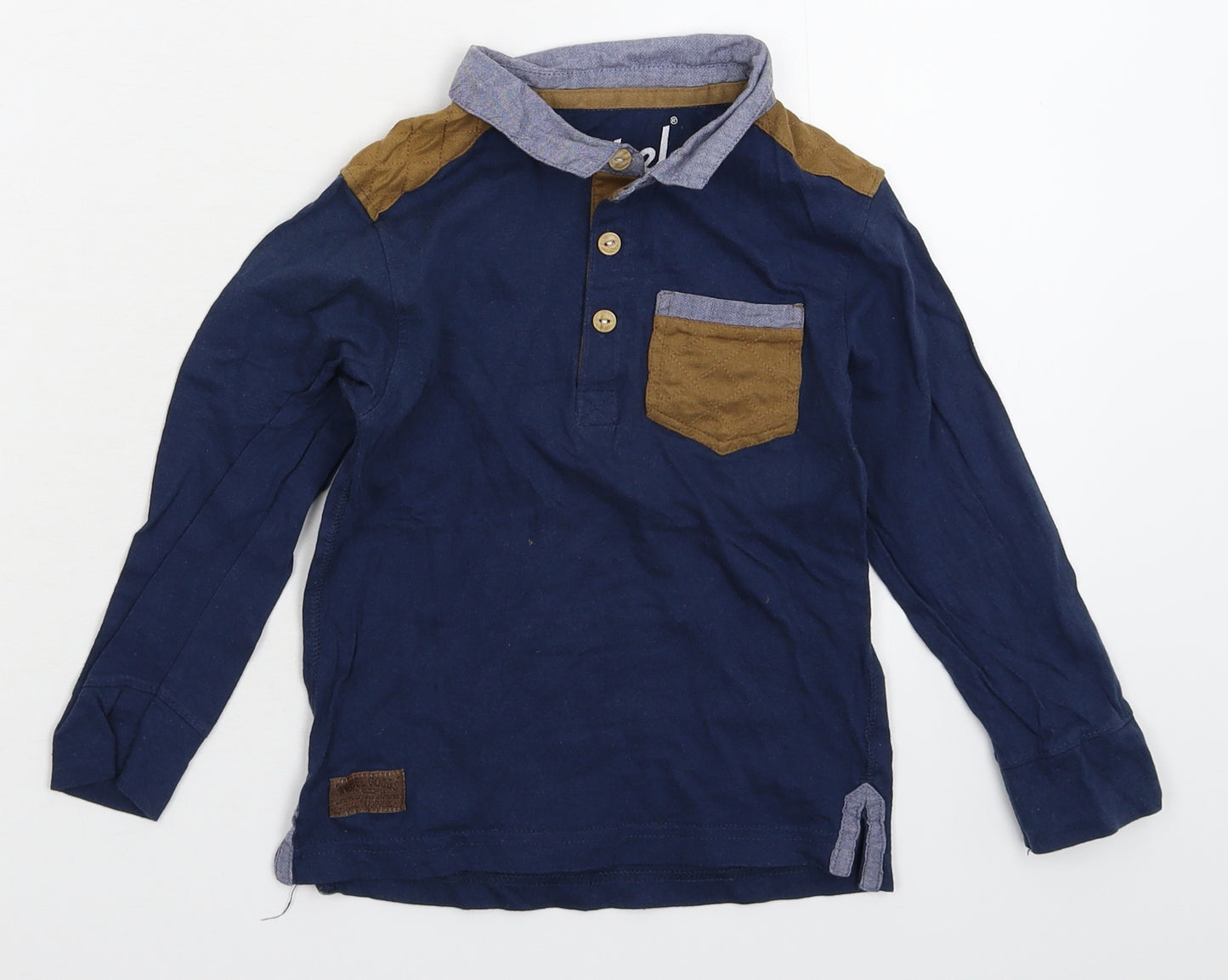 Rebel Boys Blue   Basic Polo Size 3-4 Years