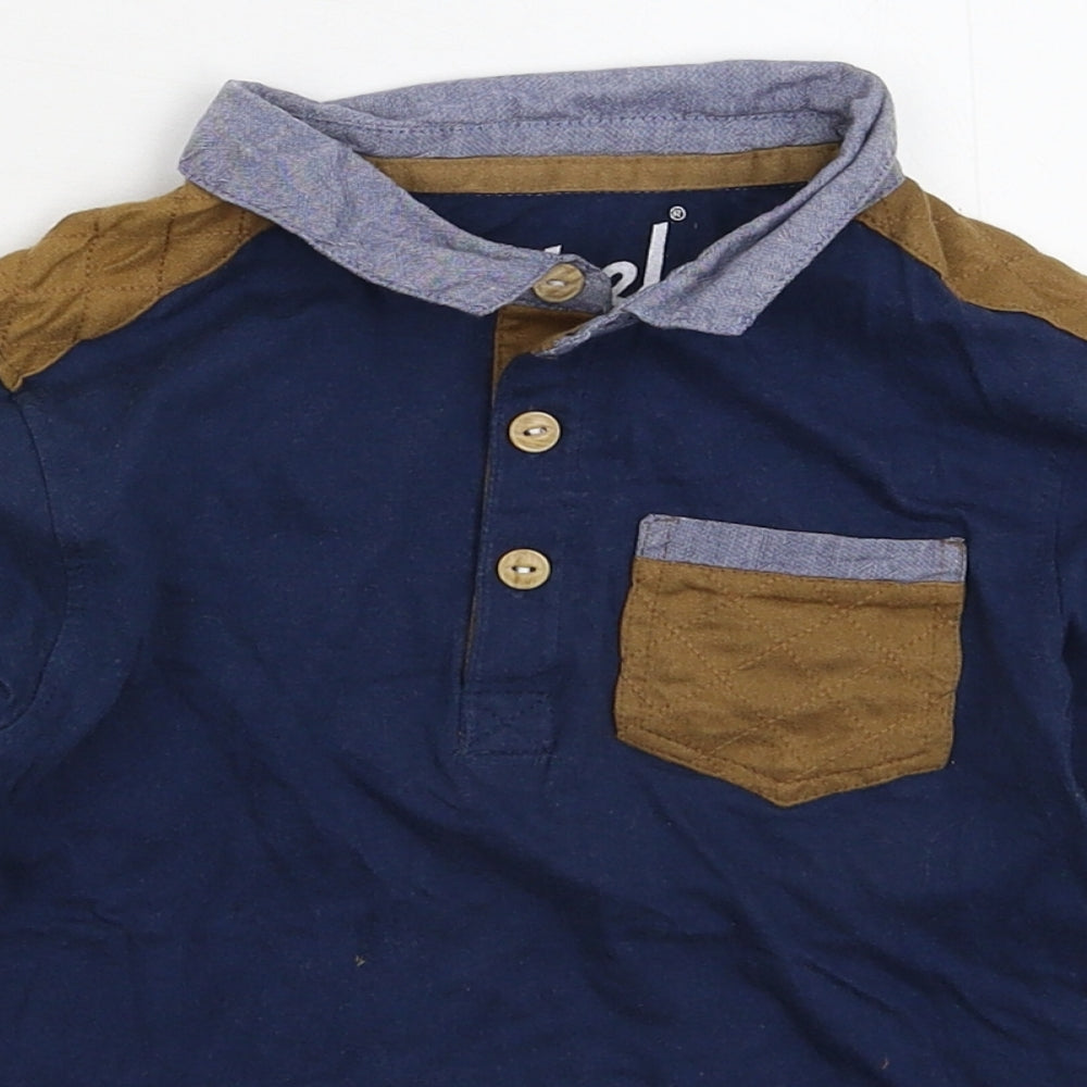 Rebel Boys Blue   Basic Polo Size 3-4 Years