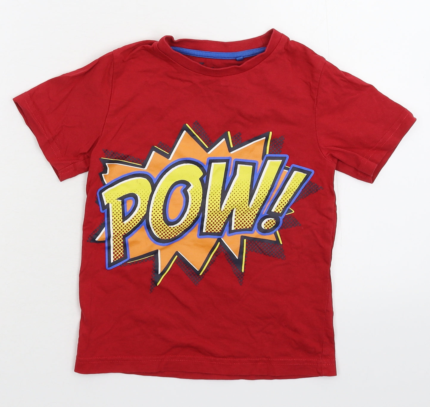 TU Boys Red   Basic T-Shirt Size 3-4 Years