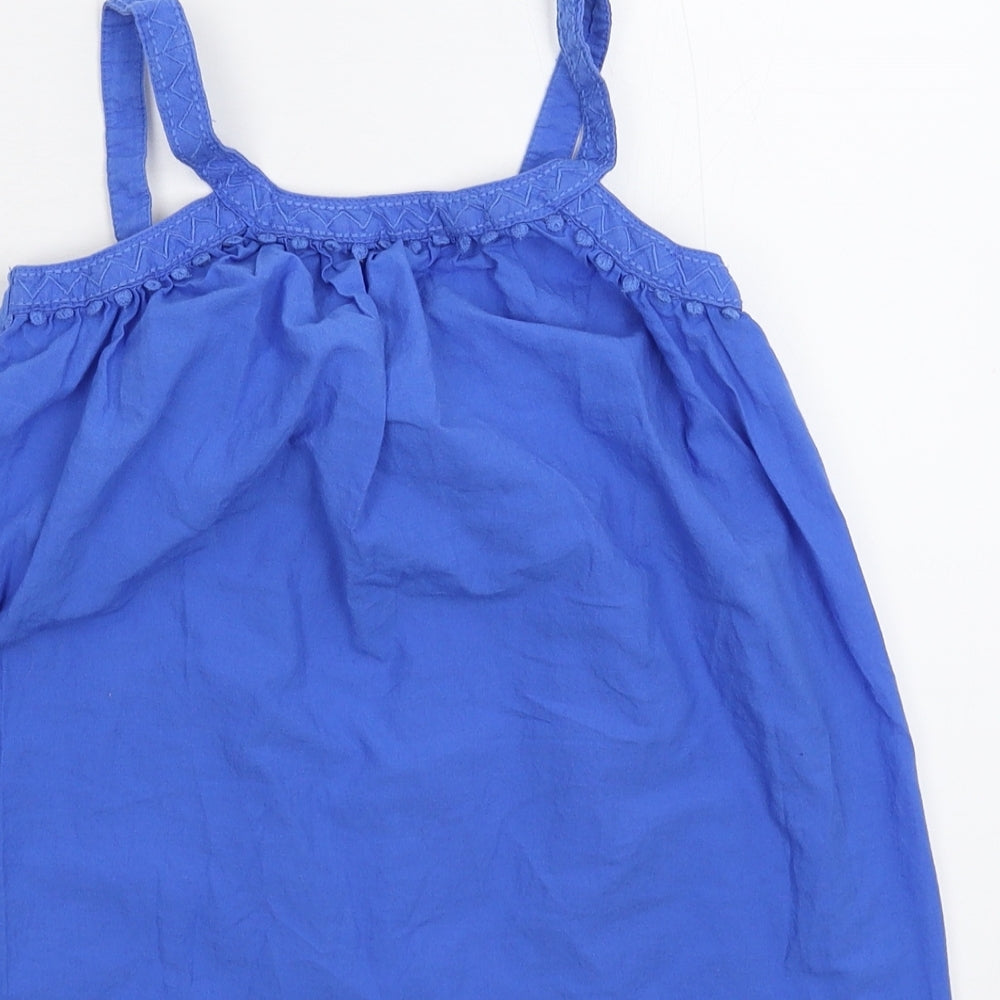 H&M Girls Blue   Tank Dress  Size 6-7 Years