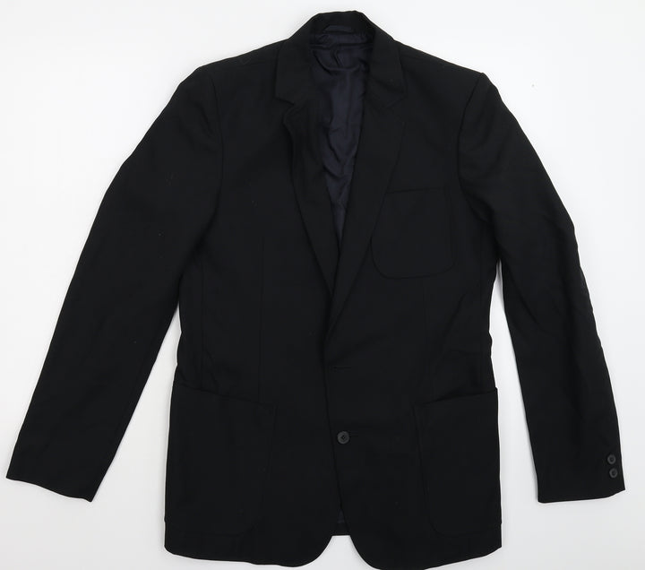 Invicta Womens Black Jacket Blazer Size 16