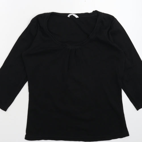 Matalan Womens Black   Basic T-Shirt Size 16