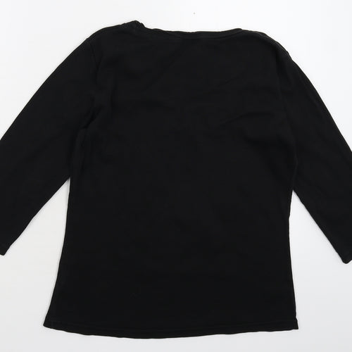 Matalan Womens Black   Basic T-Shirt Size 16