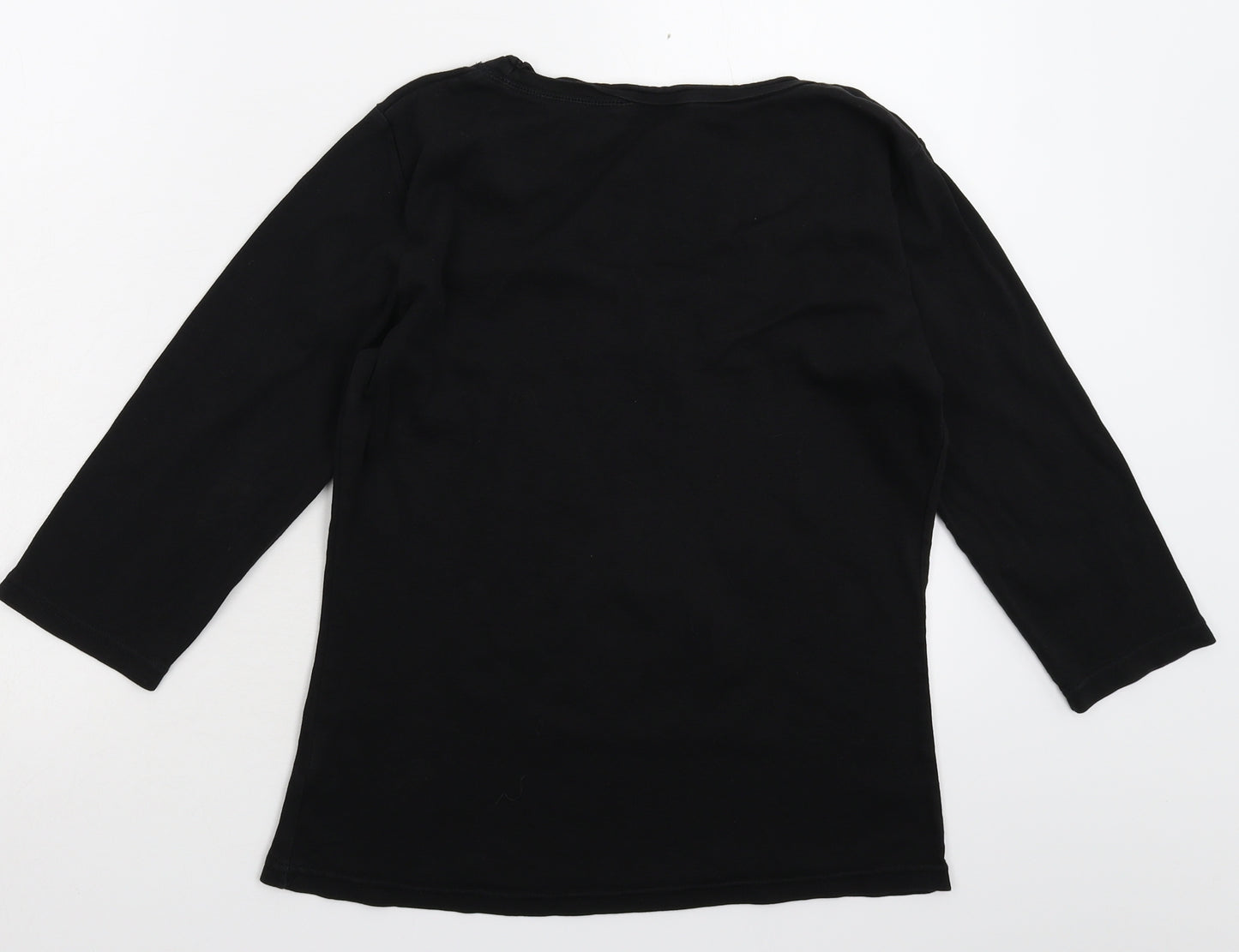 Matalan Womens Black   Basic T-Shirt Size 16
