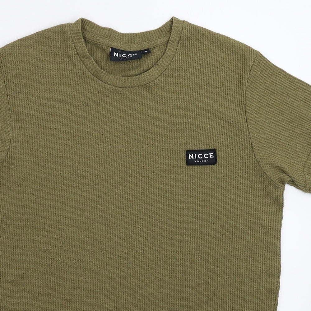 NICCE Mens Green    T-Shirt Size S