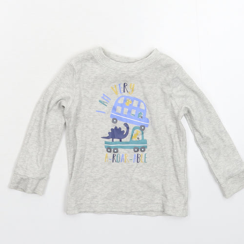 George Baby Grey   Basic T-Shirt Size 9-12 Months