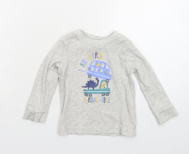 George Baby Grey   Basic T-Shirt Size 9-12 Months