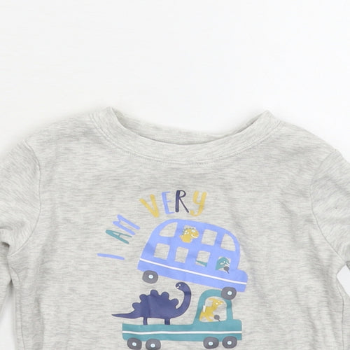 George Baby Grey   Basic T-Shirt Size 9-12 Months
