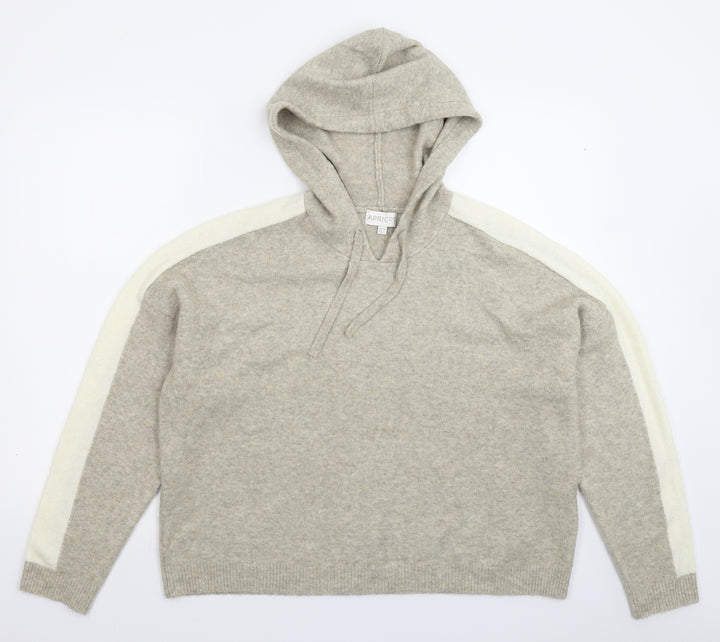 Apricot Womens Grey Knit Pullover Jumper Size 10 - Oversized