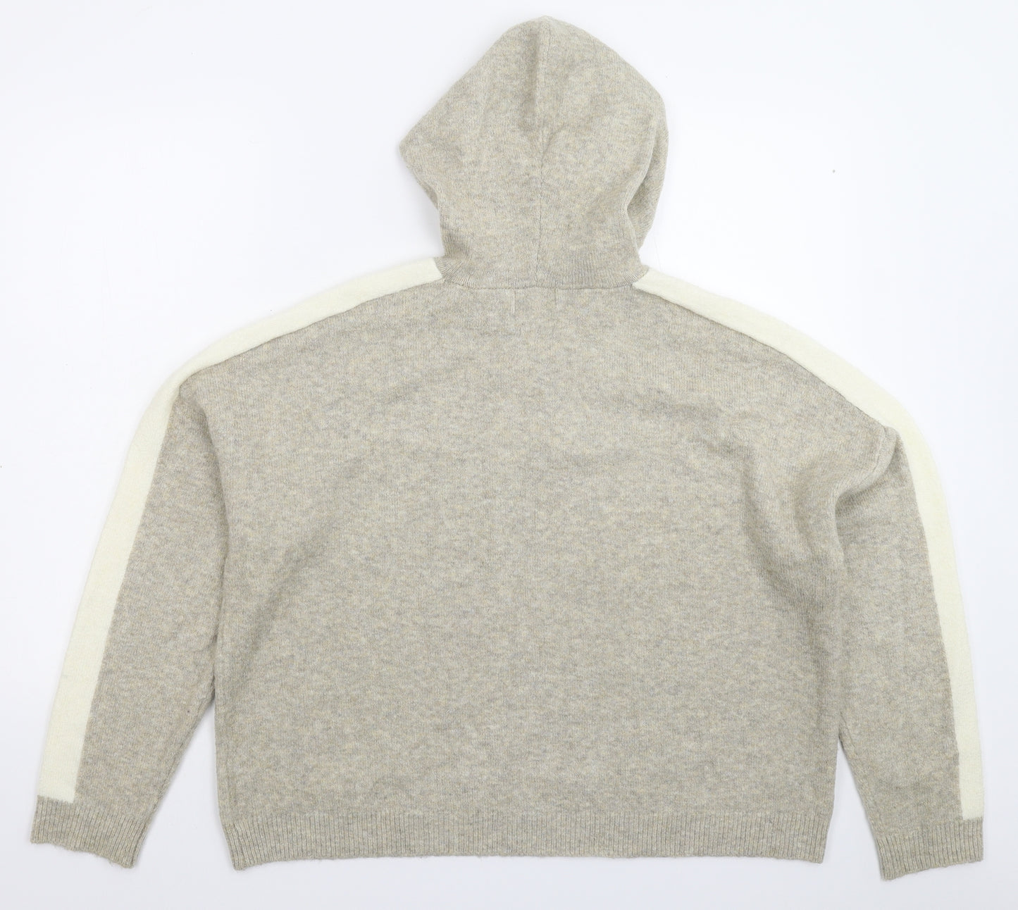 Apricot Womens Grey  Knit Pullover Jumper Size 10  - Oversized