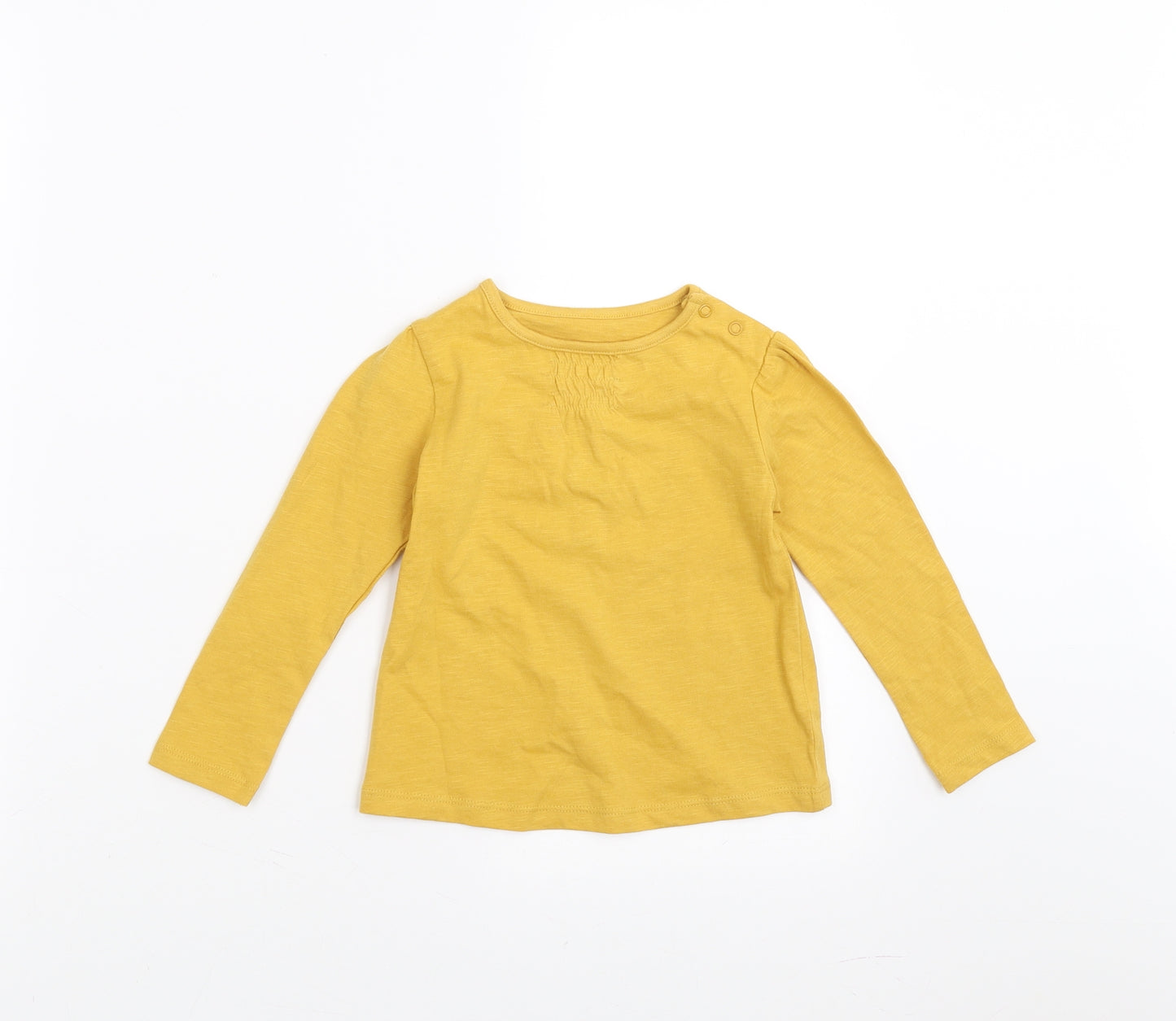 Sainsburys  Baby Yellow   Basic T-Shirt Size 12-18 Months