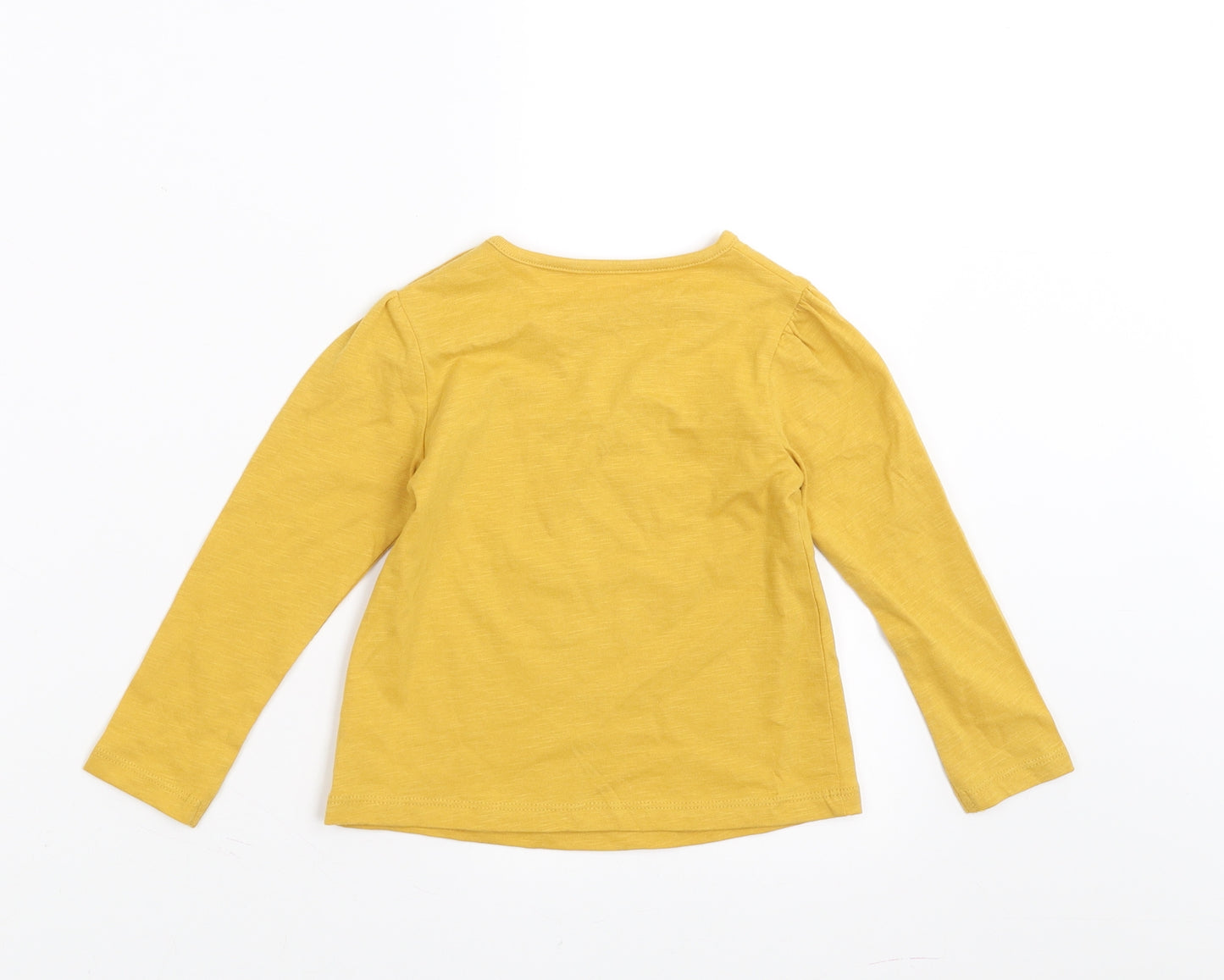 Sainsburys  Baby Yellow   Basic T-Shirt Size 12-18 Months