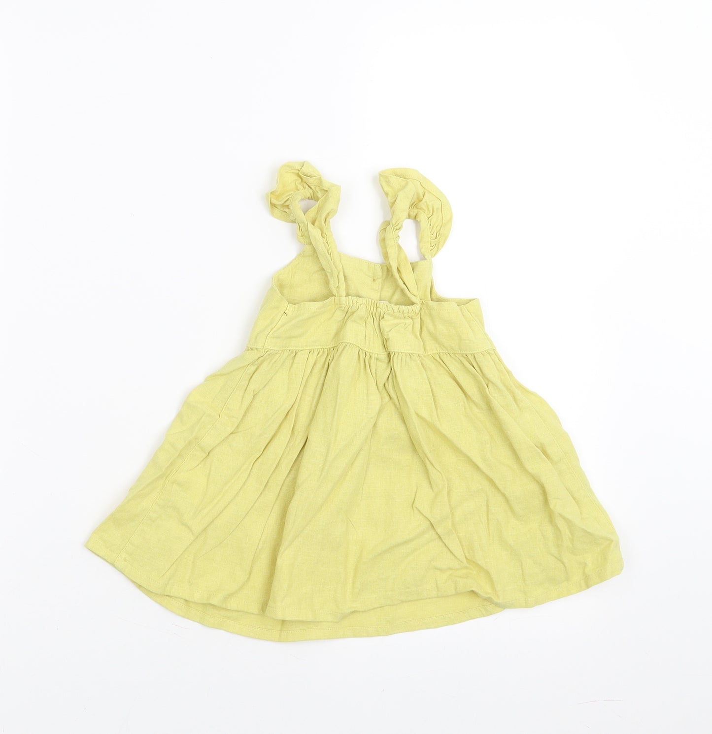NEXT Girls Yellow   A-Line  Size 9-12 Months
