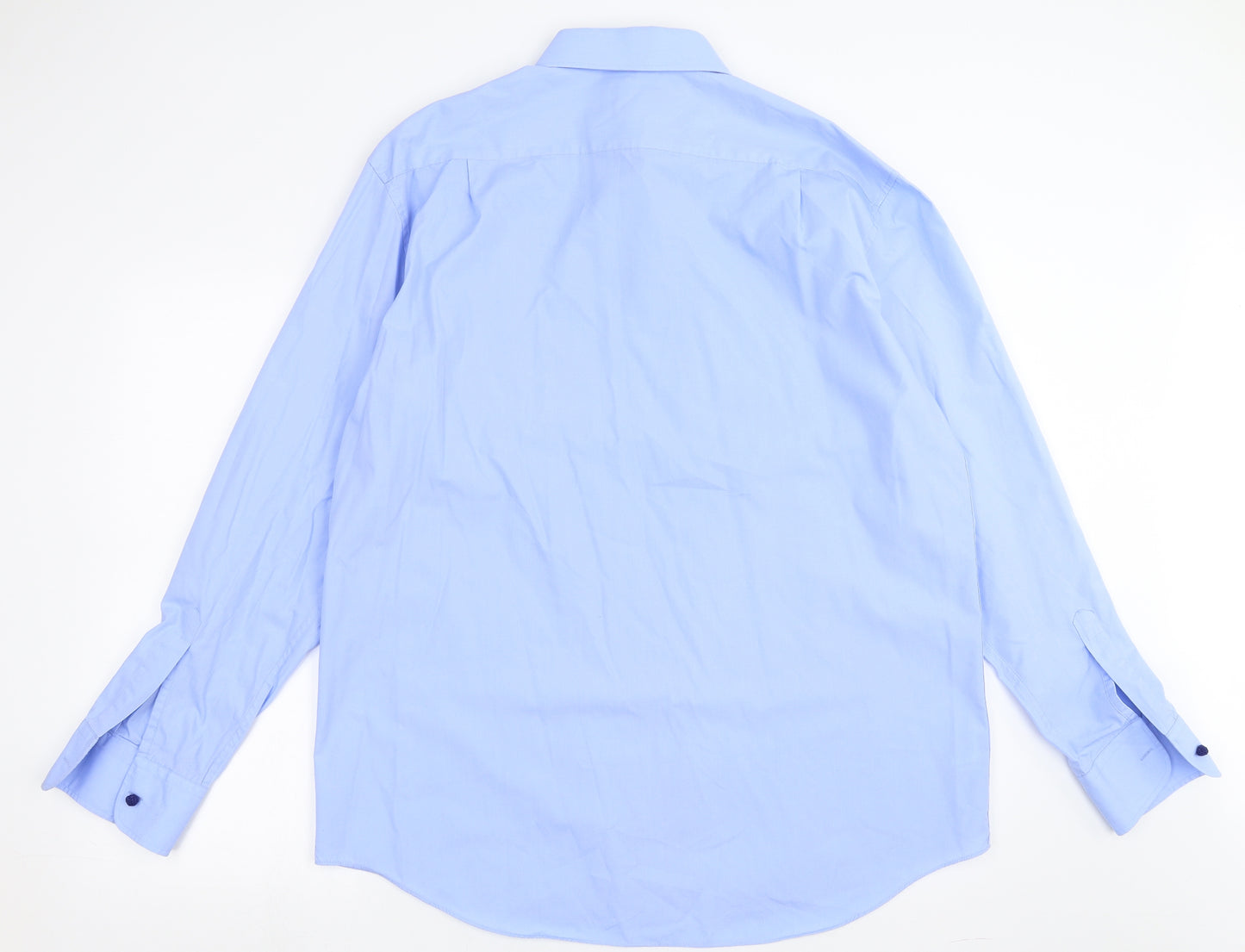 Marks and Spencer Mens Blue    Dress Shirt Size 17