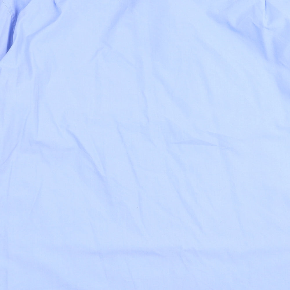 Marks and Spencer Mens Blue    Dress Shirt Size 17