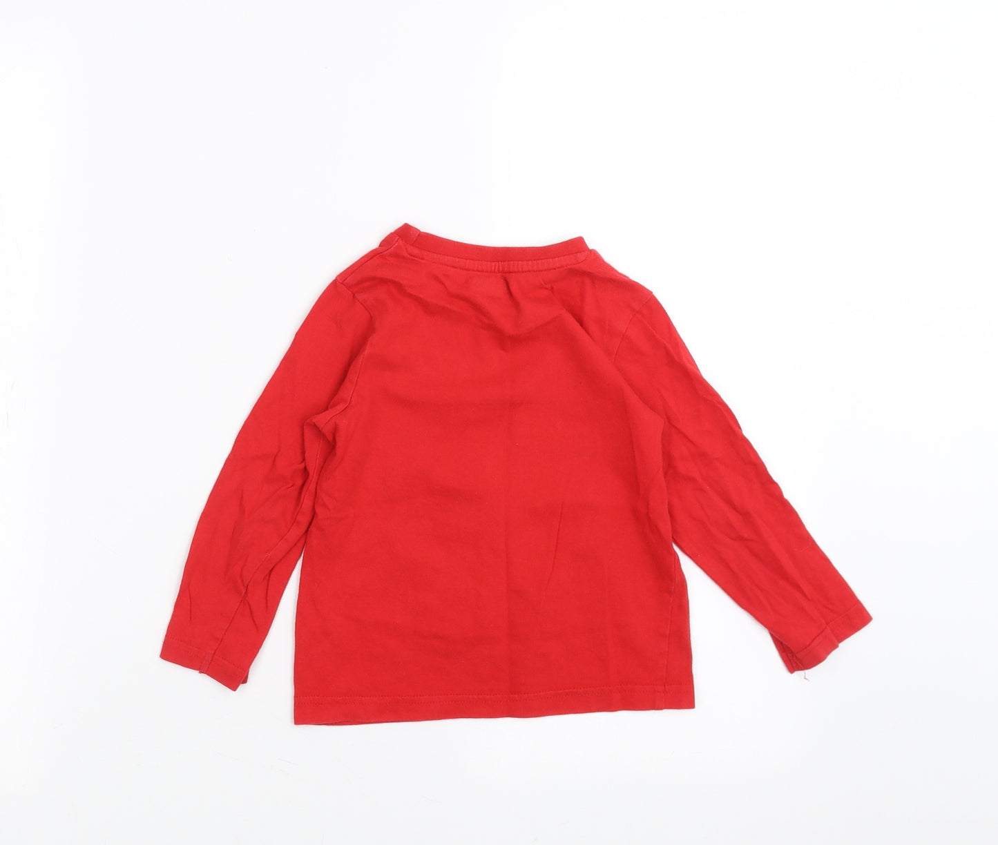 Nutmeg Girls Red   Basic T-Shirt Size 2-3 Years  - Peppa Pig