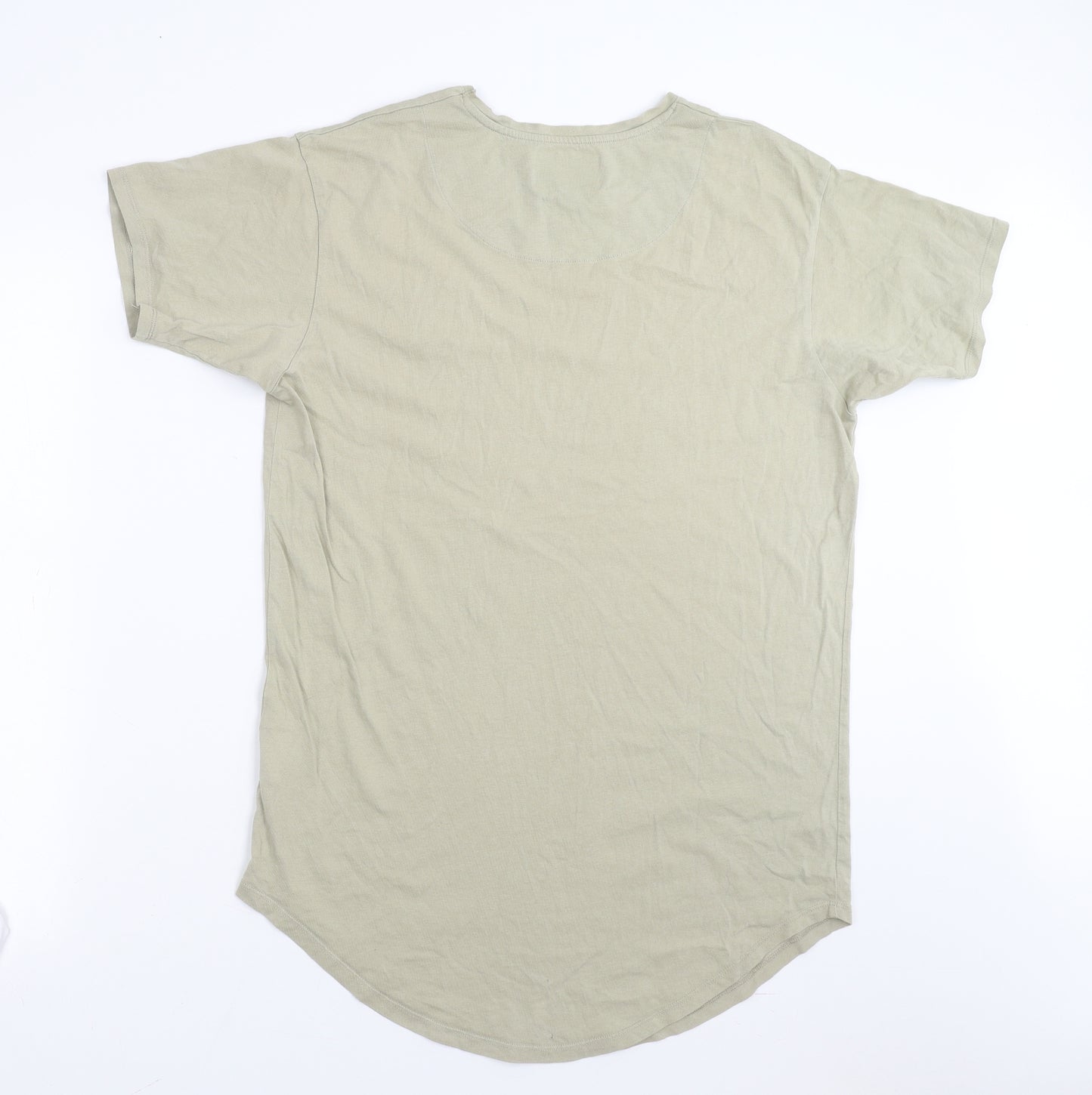 SikSilk Mens Green    T-Shirt Size L