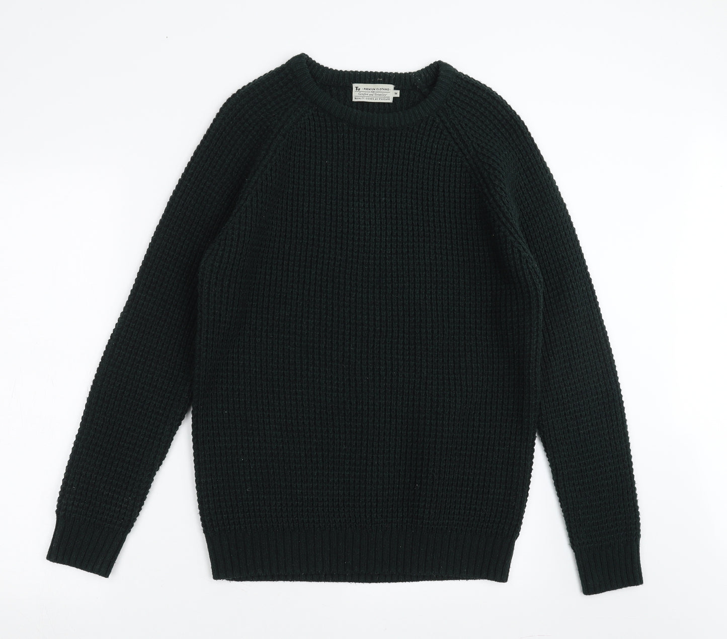 Sainsburys  Mens Green   Pullover Jumper Size M