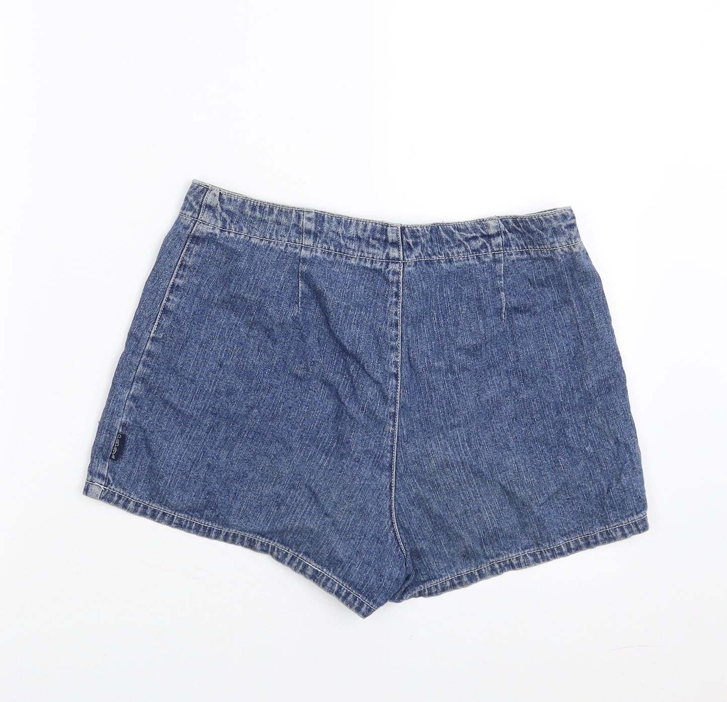 Papaya Womens Blue  Denim Hot Pants Shorts Size 12