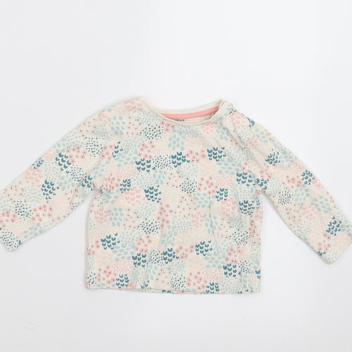 Mini Club Girls Multicoloured Floral  Basic T-Shirt Size 6-9 Months